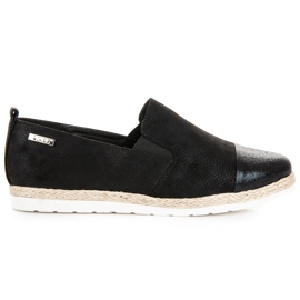 Vices Morsetti per scarpe da donna slip-on nero