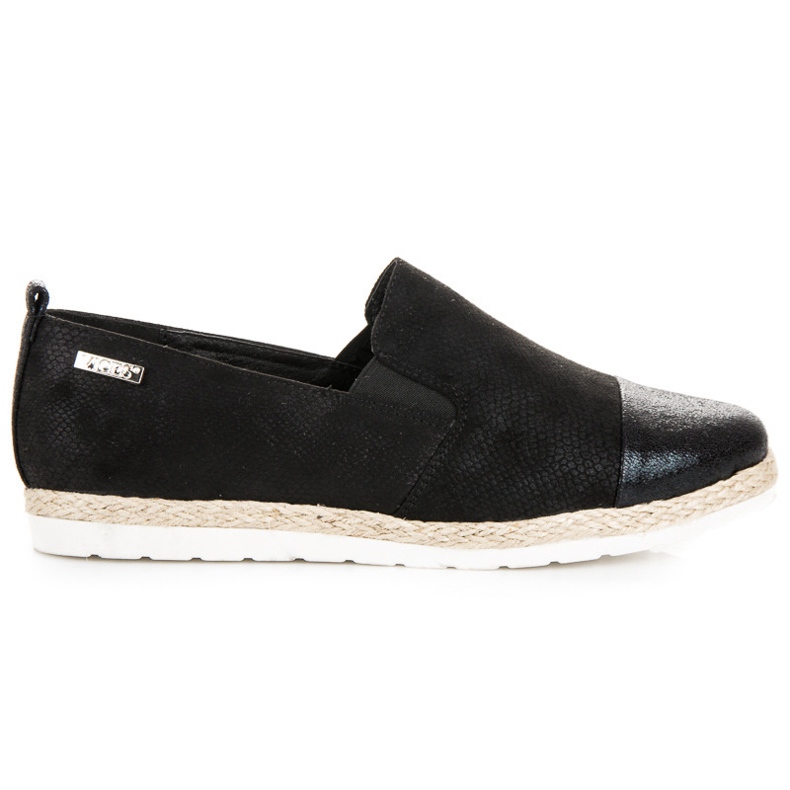 Vices Morsetti per scarpe da donna slip-on nero