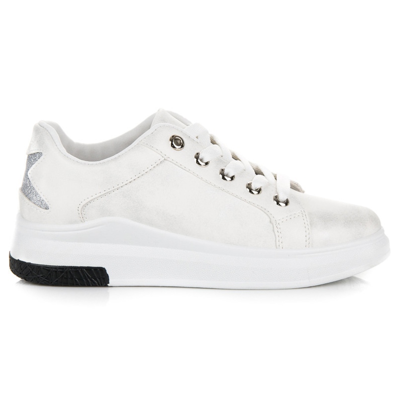 Sneakers bianche con stella bianca