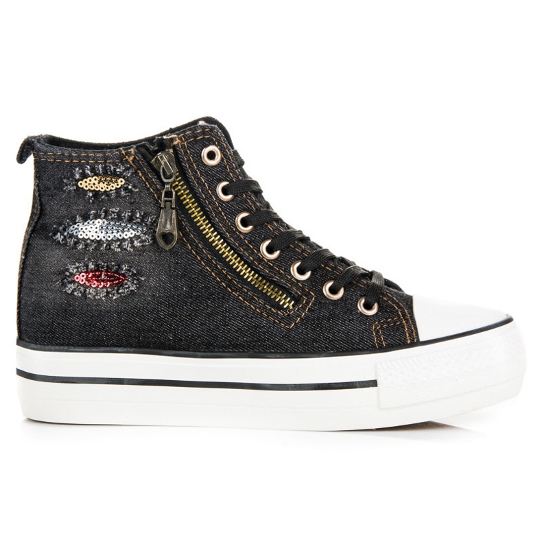 Sneakers Mcarthur in denim nero