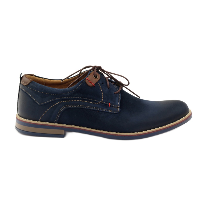 Scarpe causali Riko 842 blu navy marrone