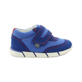 Scarpe sportive sneakers con velcro Bartek 31949 blu