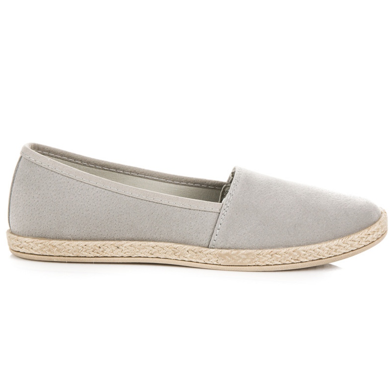 New Tlck Slip in pelle scamosciata grigio