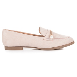 Seastar Mocassini Con Perle beige
