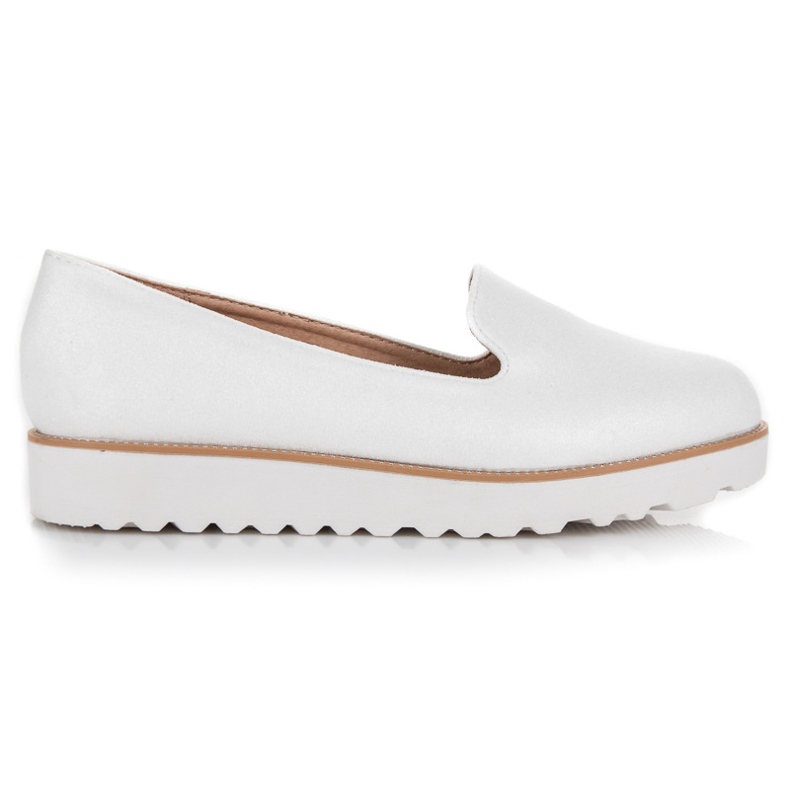 Seastar Scarpe con plateau senza lacci bianca