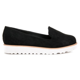 Seastar Scarpe con plateau senza lacci nero