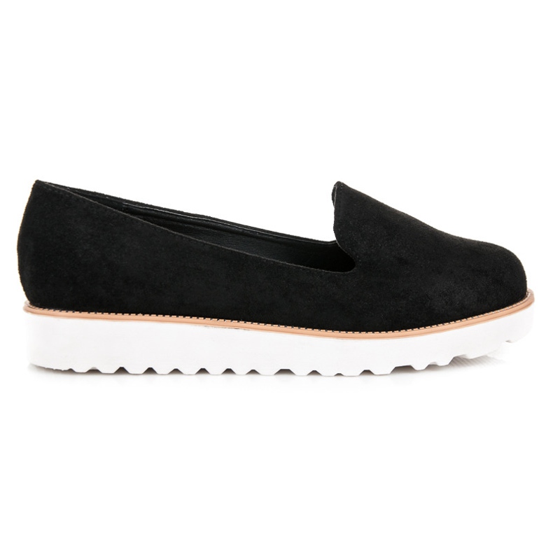 Seastar Scarpe con plateau senza lacci nero