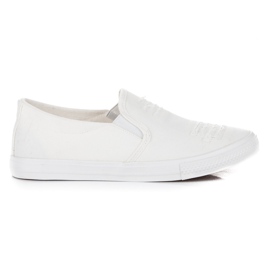 Seastar Sneakers slip on bianche bianco