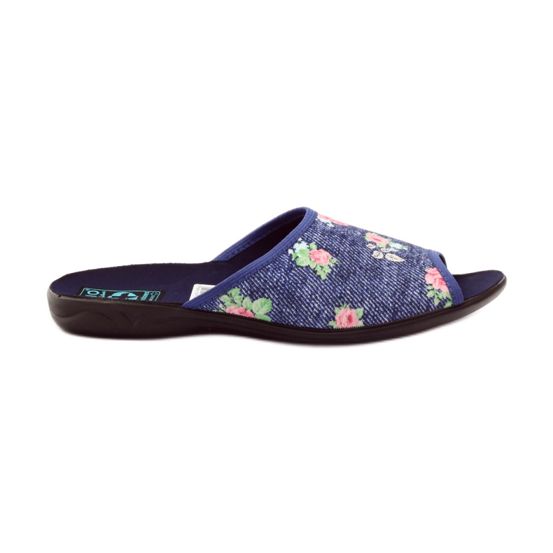 Ciabatte da donna in denim rosa Adanex blu verde rosso