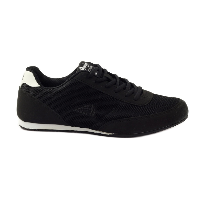 American Club Scarpe da jogging nere americane 7066 bianca nero