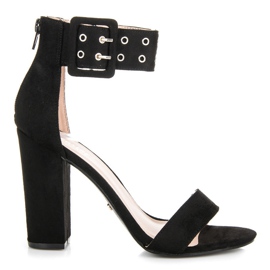 Seastar Sandali rock con cerniera nero