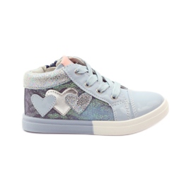 American Club I cuori americani delle ragazze sportive grigio blu
