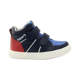 American Club Scarpe sportive americane 17155 blu navy rosso blu