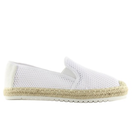 Espadrillas slip-on bianche BB03P Bianche bianco