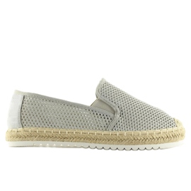 Espadrillas slip-on grigie BB03P Grey grigio