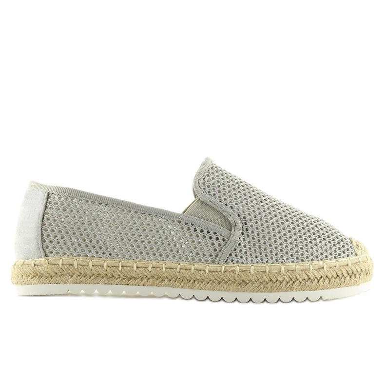 Espadrillas slip-on grigie BB03P Grey grigio