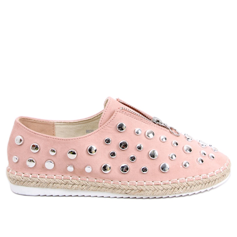 Espadrillas con borchie rosa 9039-28 Pink