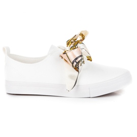 Seastar Scarpe da ginnastica alla moda legate con un nastro bianco