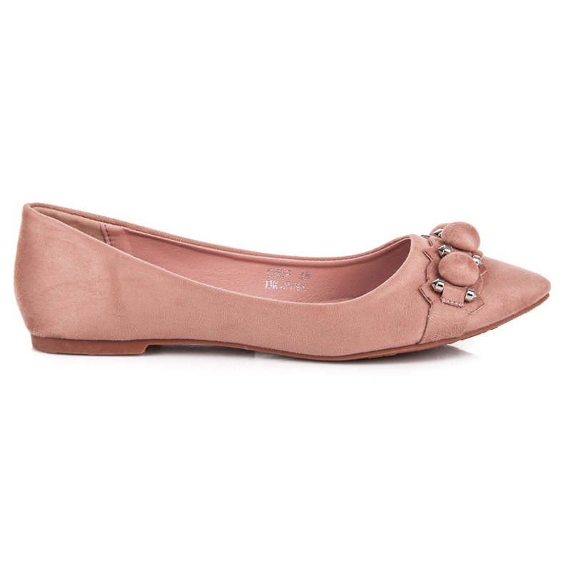 Seastar Ballerina In Pelle Scamosciata In Spitz rosa