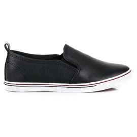 Slip su scarpe da ginnastica nero