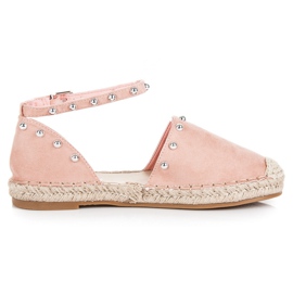 Seastar Sandali espadrillas piatti rosa marrone