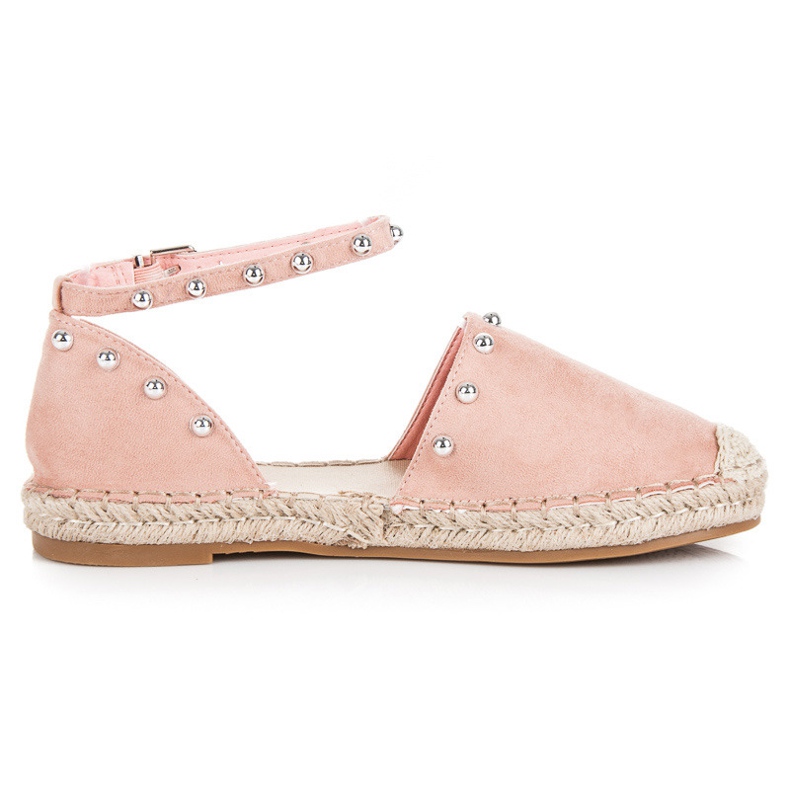 Seastar Sandali espadrillas piatti rosa marrone