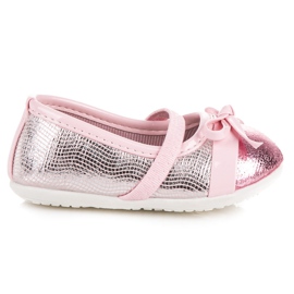 Ballerine elastiche rosa