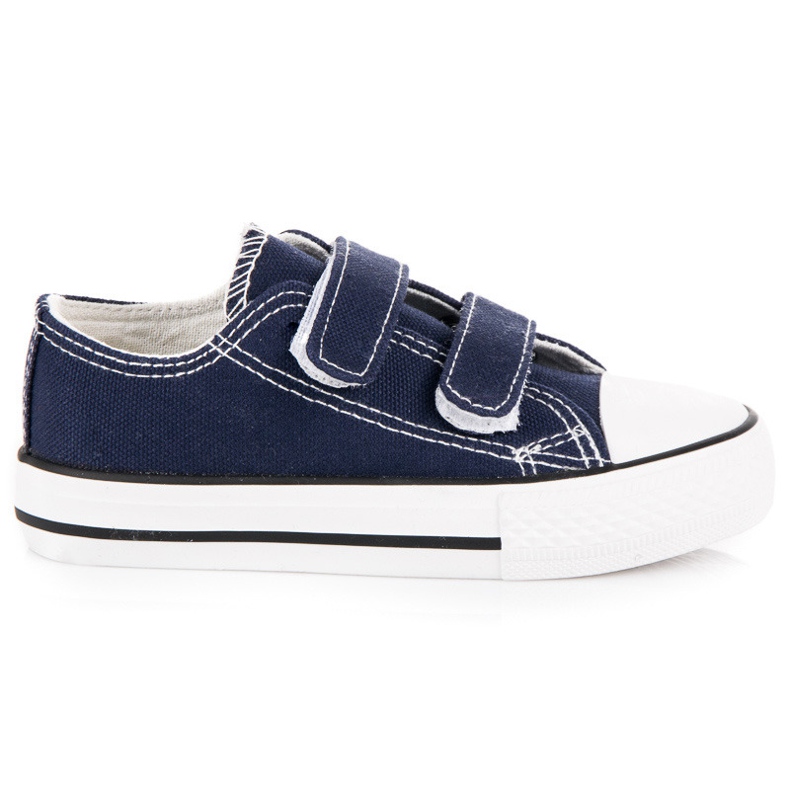 Sneakers per bambini con velcro blu