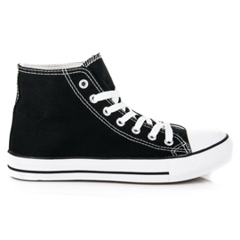 Seastar Sneakers stringate sopra la caviglia nero