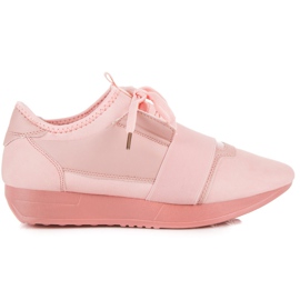Sneakers slip-on rosa