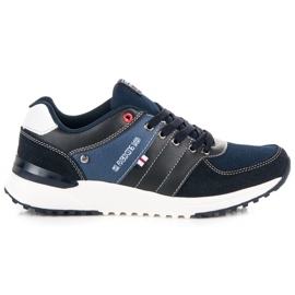 Ax Boxing Scarpe sportive blu scuro bianca