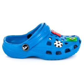 American Club Ciabatte americane per bambini blu