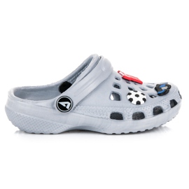 American Club Ciabatte americane per bambini grigio