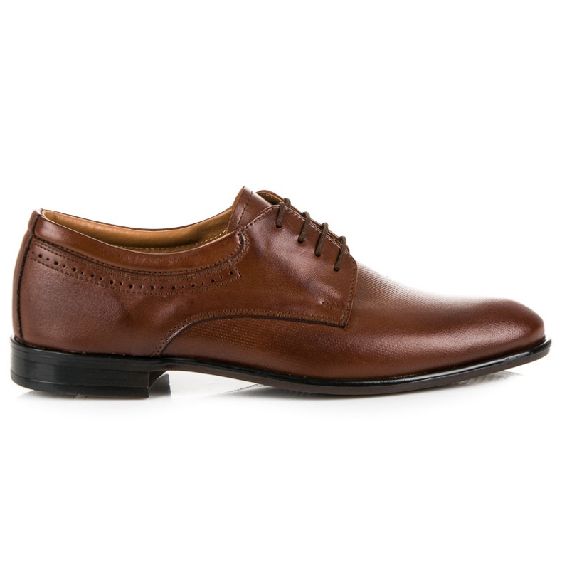Scarpe in pelle marrone lucca