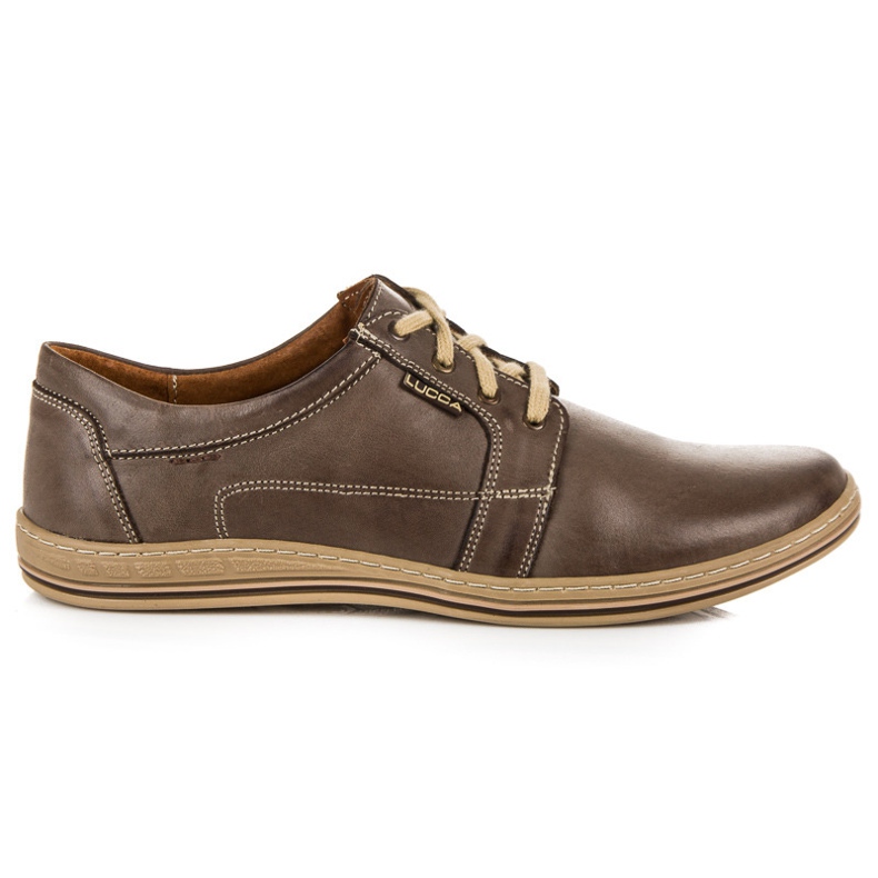 Scarpe casual lucca stringate marrone