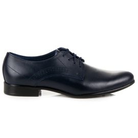Scarpe da uomo con decorazioni LUCCA blu navy blu