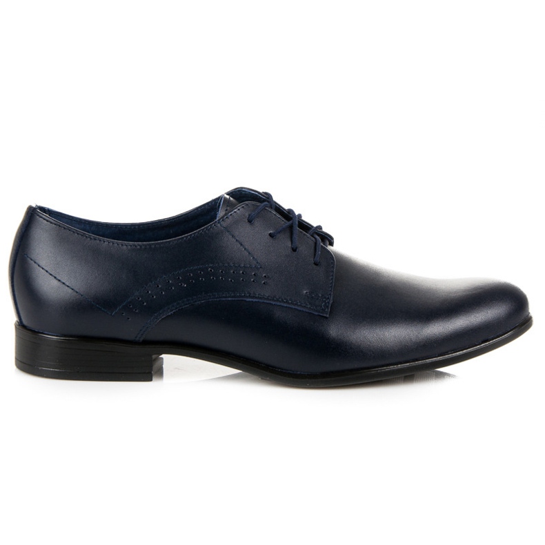 Scarpe da uomo con decorazioni LUCCA blu navy blu