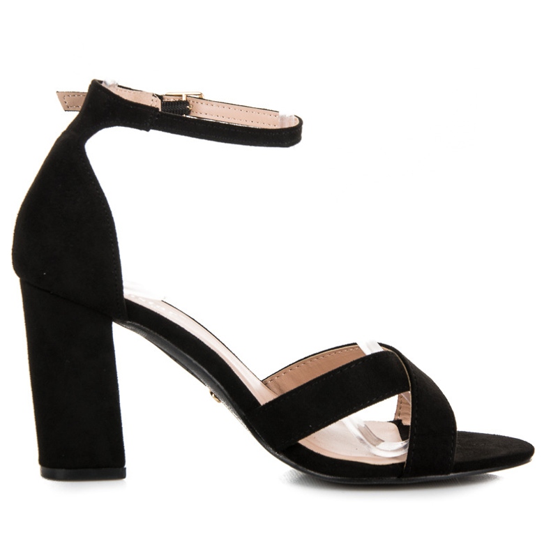 Seastar Sandali neri con tacco alto nero