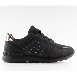 Scarpe sportive nere da donna SU12P Black nero grigio