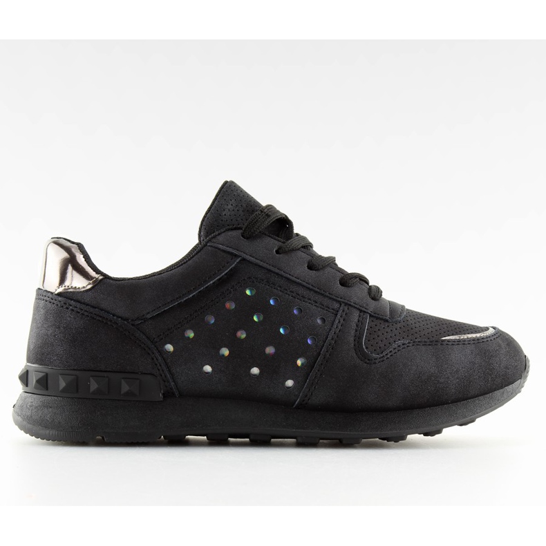 Scarpe sportive nere da donna SU12P Black nero grigio