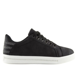 Sneakers nere da donna SU09p Black nero