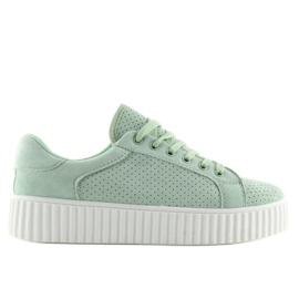 AX02 Sneakers creepers verdi verde