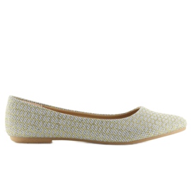 Ballerine da donna argento NF-29 argento grigio