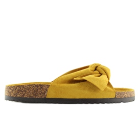 Ciabatte in sughero gialle LS-90 gialle giallo