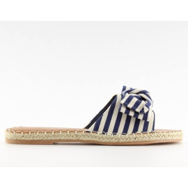 LL-133P D.BLUE pantofole espadrillas blu navy