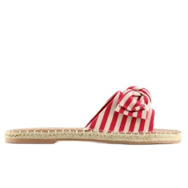 Ciabatte espadrillas rosse LL-133P Rosse rosso