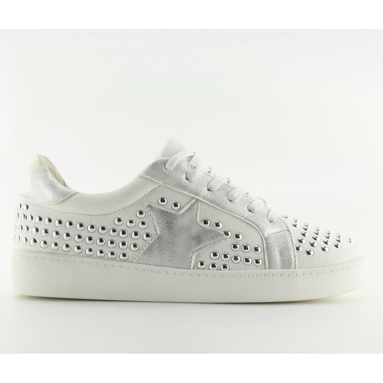 Sneakers da donna bianche G253 bianche bianca