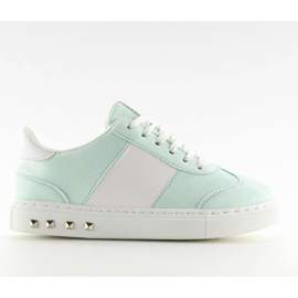 Sneakers da donna verde menta pastello