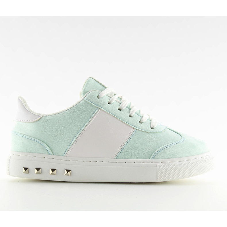 Sneakers da donna verde menta pastello