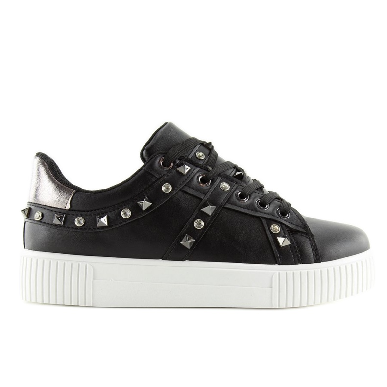 Nero BM1955 Sneakers nere con borchie